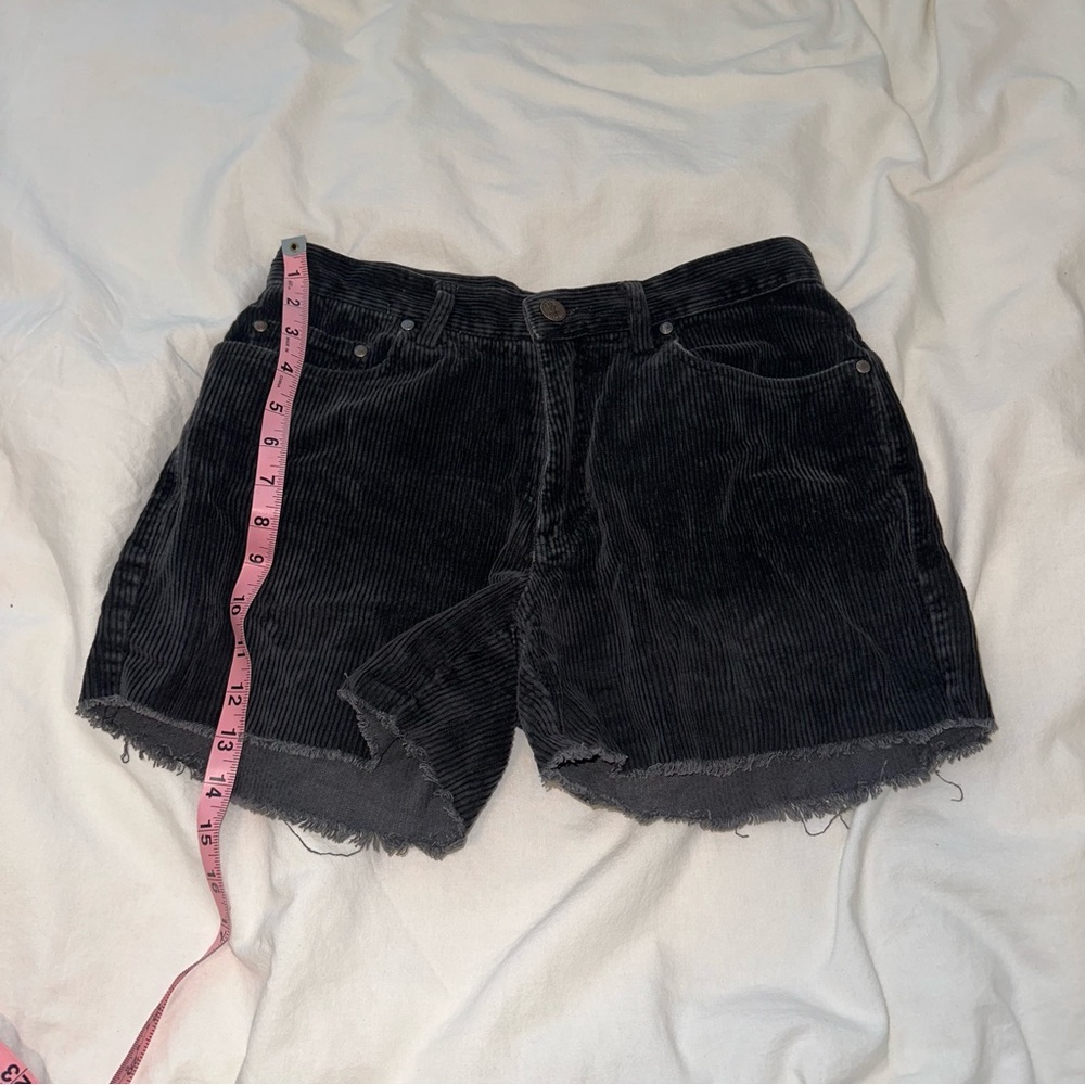 Black Corduroy Shorts!